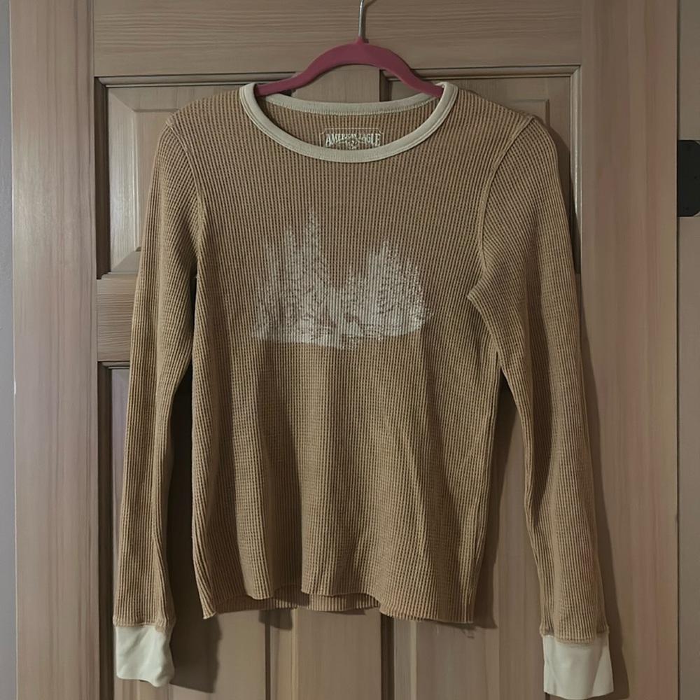American Eagle medium long sleeve flannel shirt